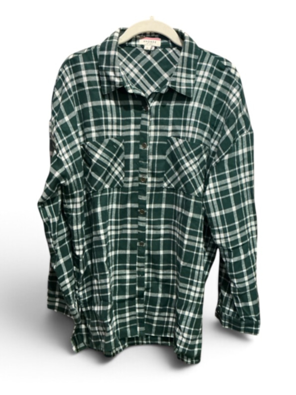 ANDREE by UNIT Flannel LongSleeve Plaid Shirt